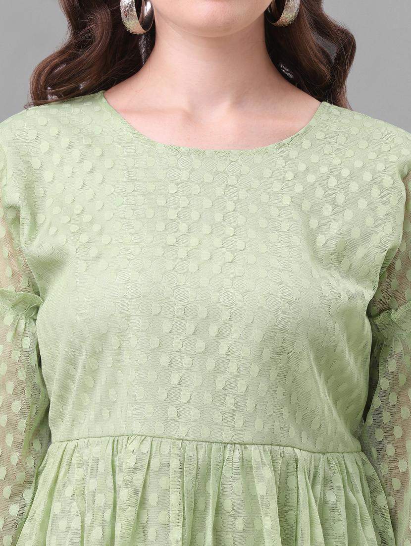 tie back dobby top - 17748597 - Standard Image - 4