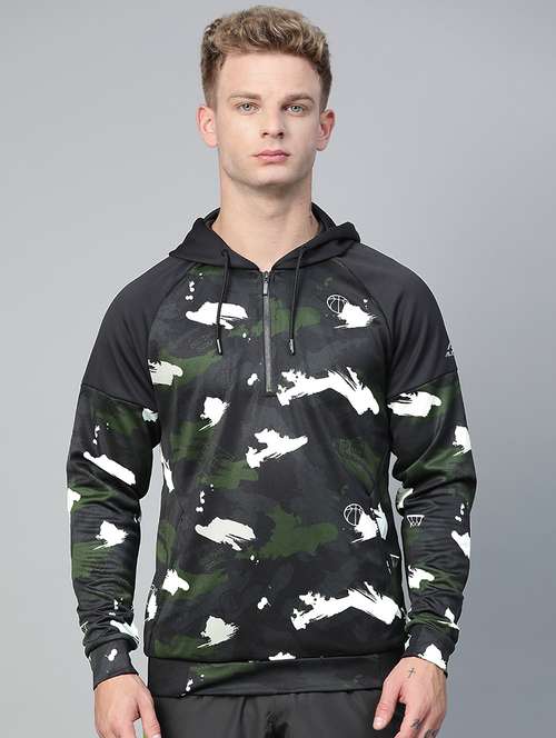 olive green camouflage raglan sweatshirt - 17749699 -  Standard Image - 0
