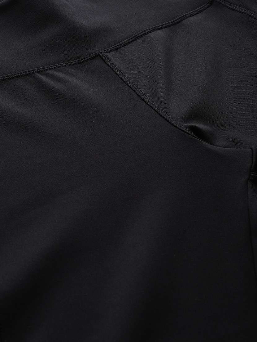 high rise solid track pant - 17749757 -  Standard Image - 4