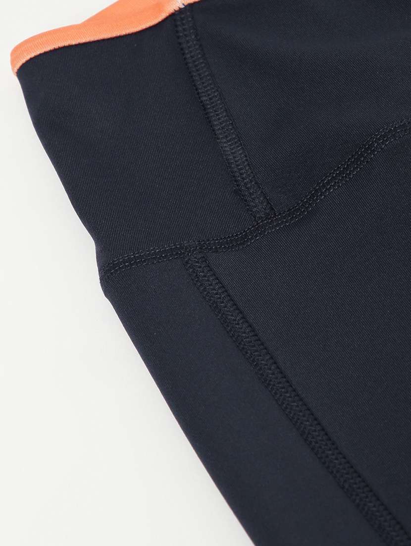 high rise solid track pant - 17749761 - Standard Image - 4