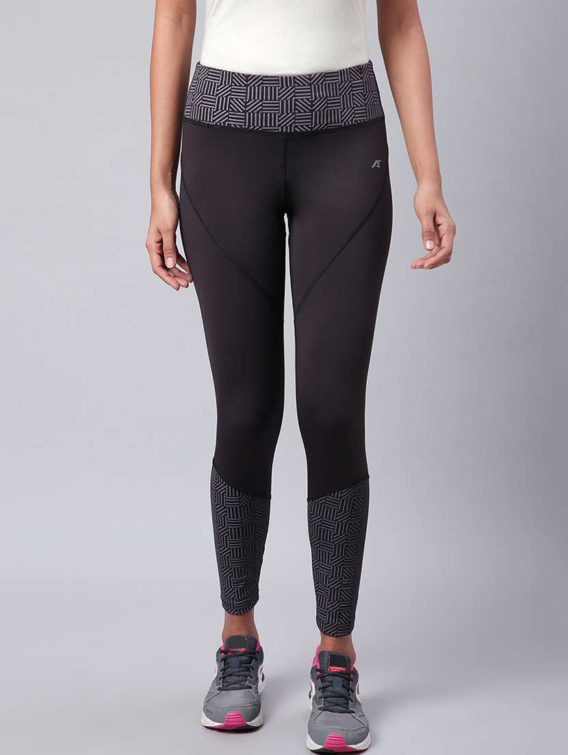 high rise contrast detail track pant - 17749778 -  Zoom Image - 0