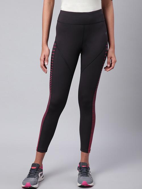 high rise contrast detail track pant - 17749790 - Standard Image - 0