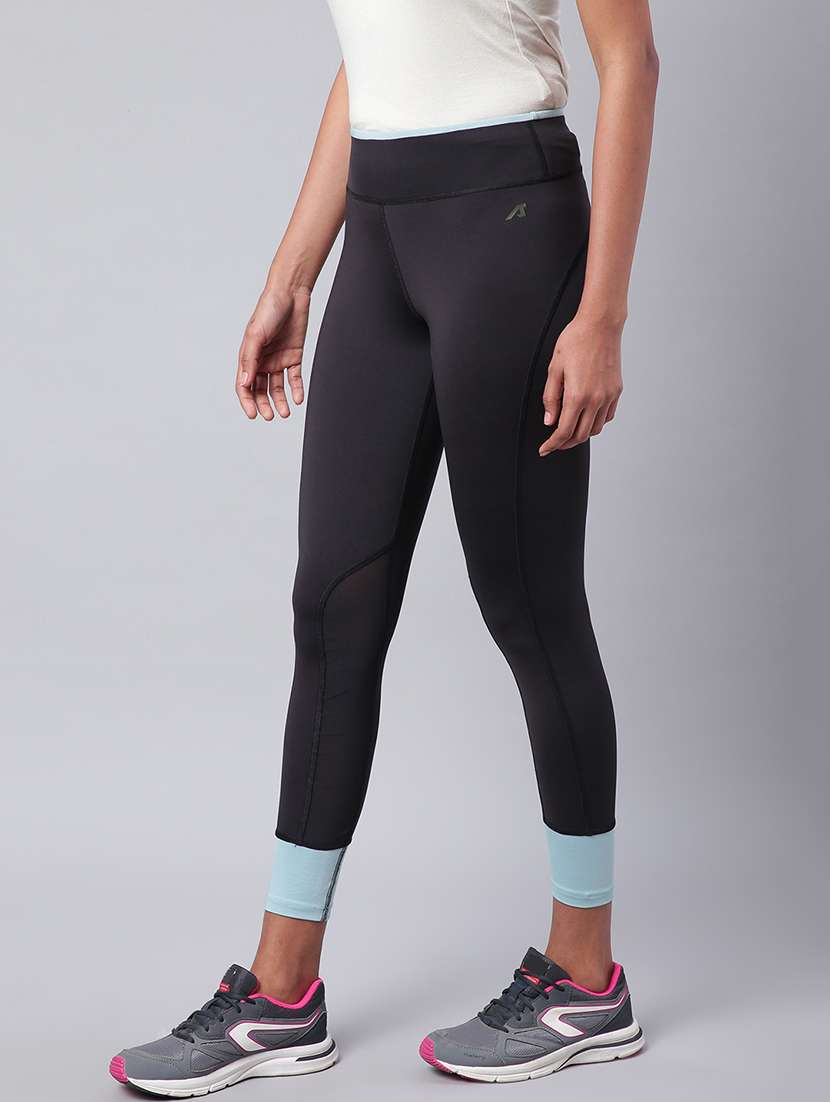 high rise contrast detail track pant - 17749798 -  Standard Image - 1