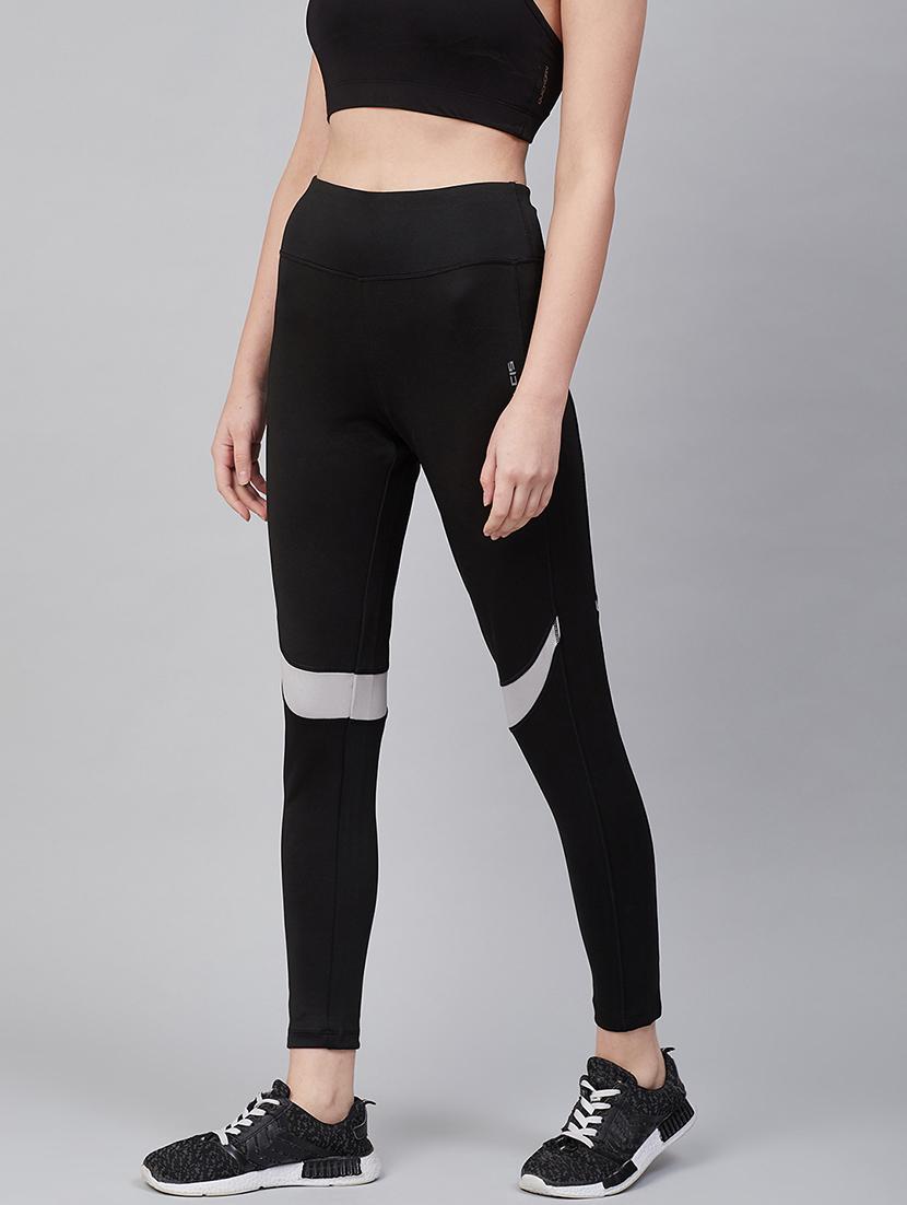 high rise contrast detail track pant - 17749805 -  Standard Image - 1