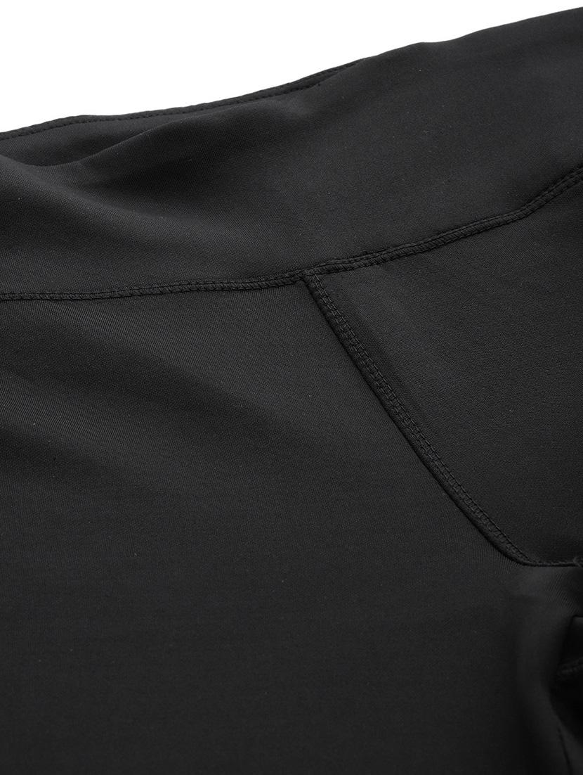 high rise solid track pant - 17749808 - Standard Image - 4
