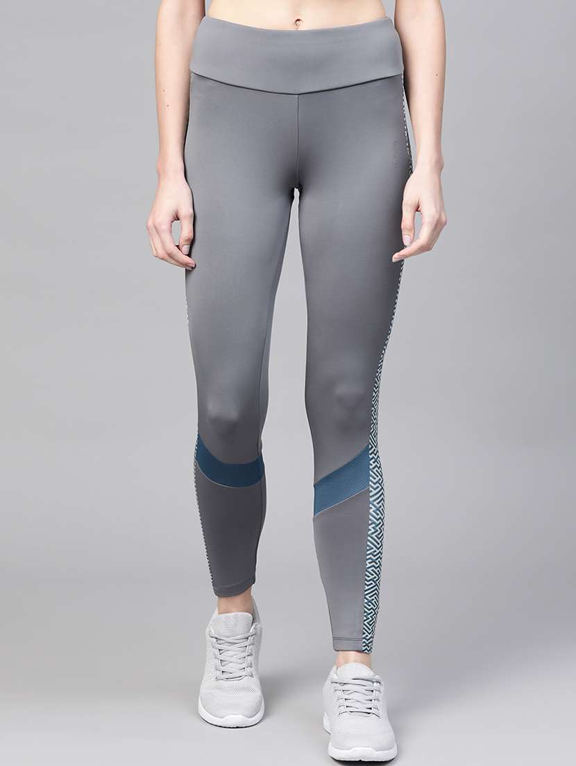 high rise contrast detail track pant