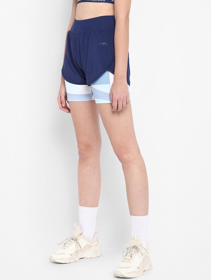 high rise sports shorts - 17749822 - Standard Image - 1
