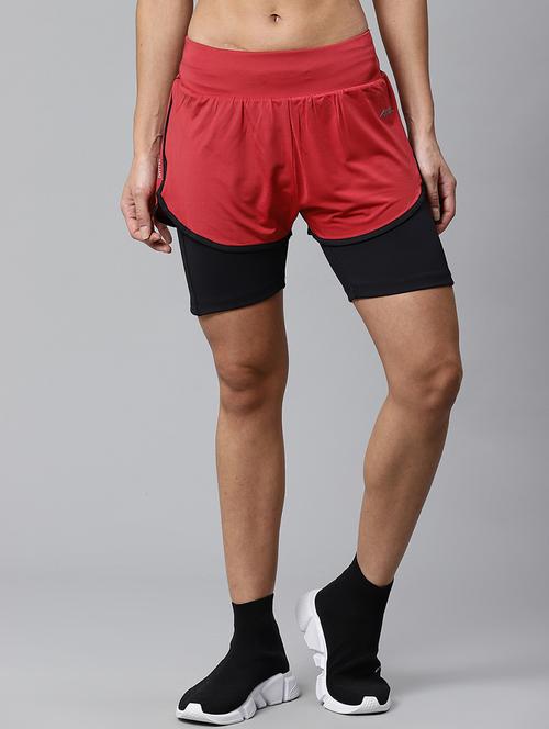 high rise sports shorts - 17749823 - Standard Image - 0