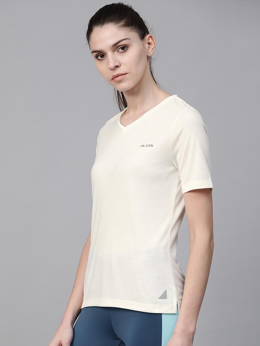 v neck straight tee - 17749847 - Standard Image - 1