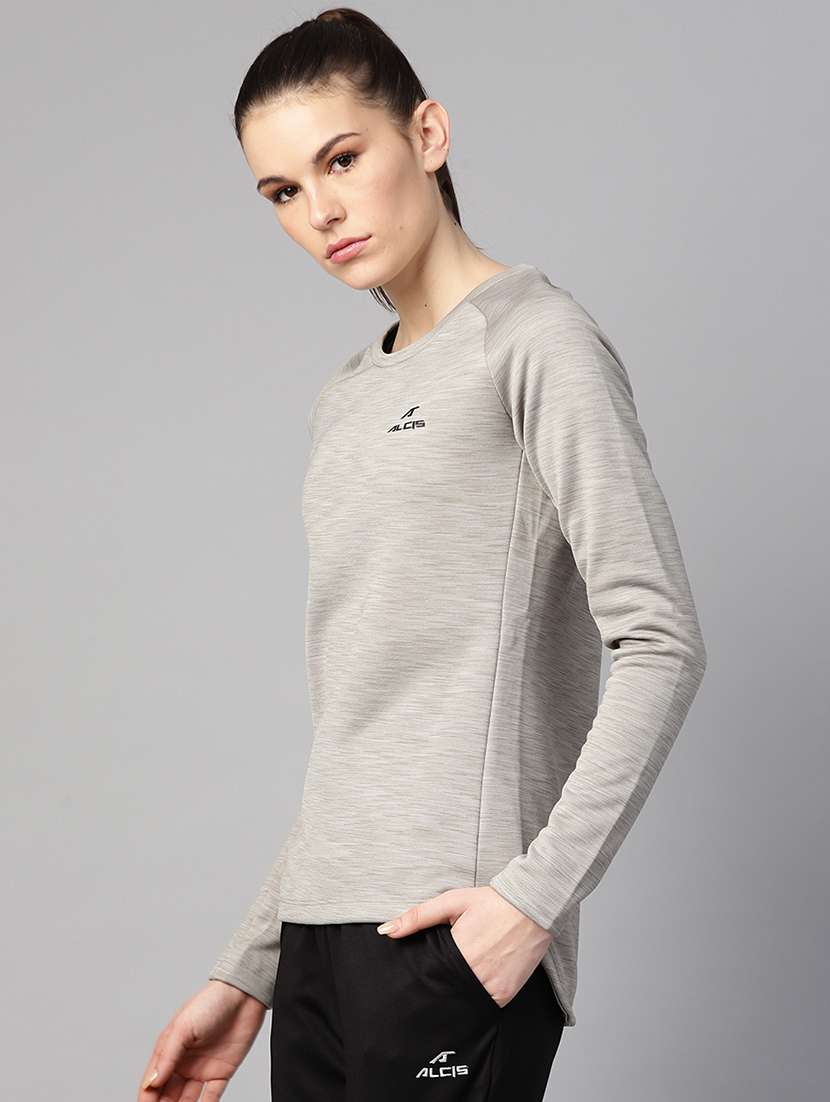 raglan sleeves printed sweatshirt  - 17749862 -  Standard Image - 1