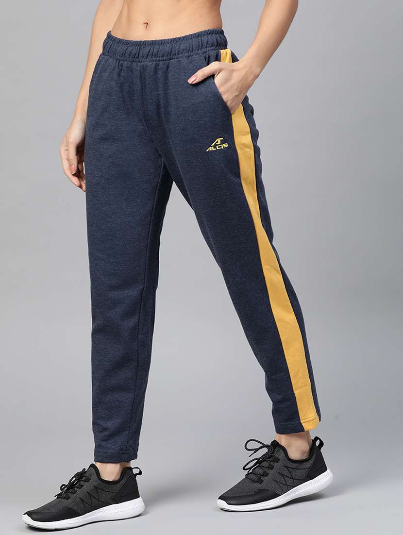side tape mid rise track pants - 17749873 - Standard Image - 1