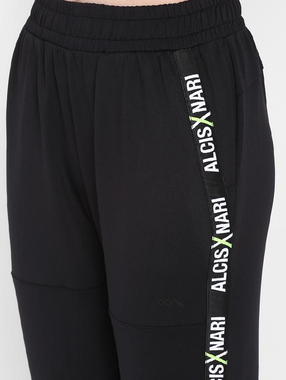 high rise side tape track pants - 17749879 - Standard Image - 4