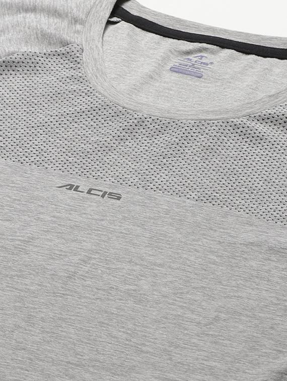 round neck melange tee - 17749908 - Standard Image - 4