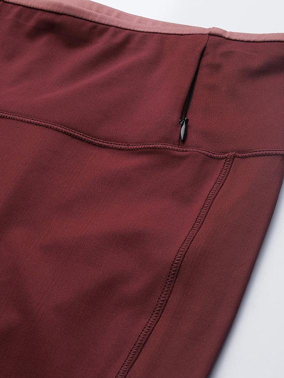 high rise color block leggings - 17750612 - Standard Image - 4