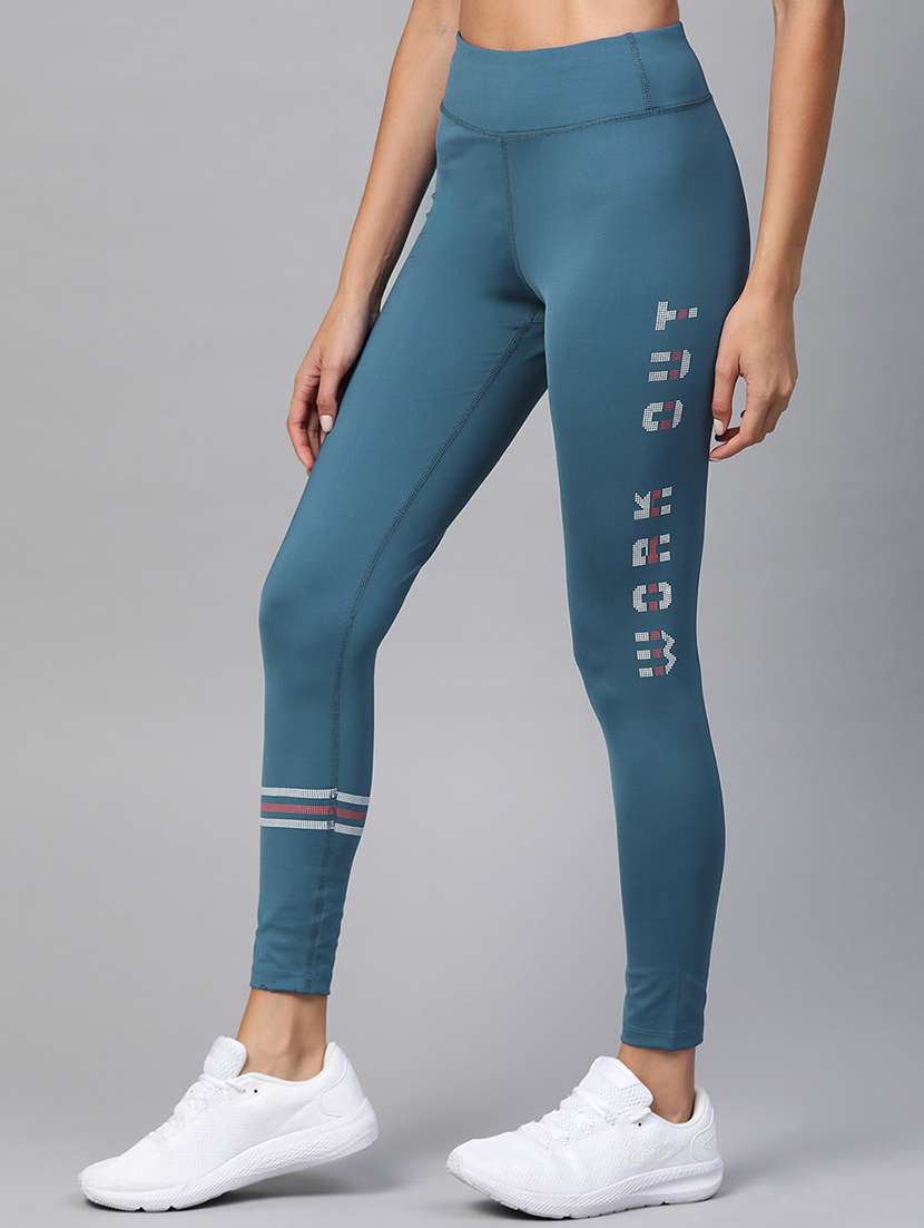 high rise printed leggings - 17750628 -  Standard Image - 1