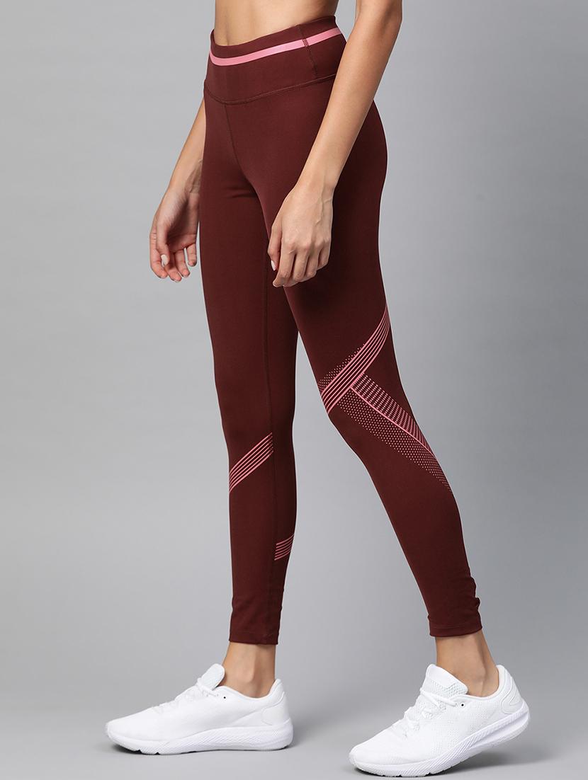 high rise color block leggings - 17750636 - Standard Image - 1
