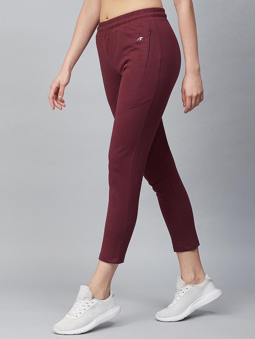 brown cotton track pants - 17750659 -  Standard Image - 1