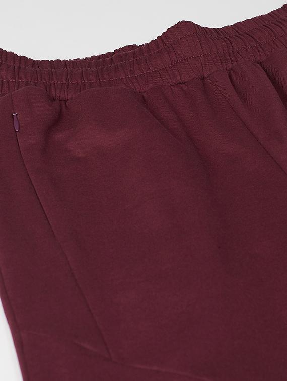 brown cotton track pants - 17750659 - Standard Image - 4
