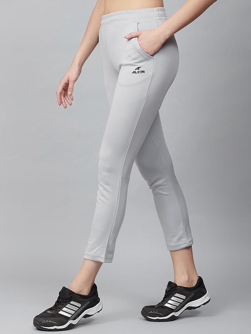grey polyester track pants - 17750665 -  Standard Image - 1