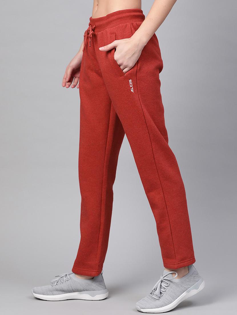 red cotton track pants - 17750670 - Standard Image - 1