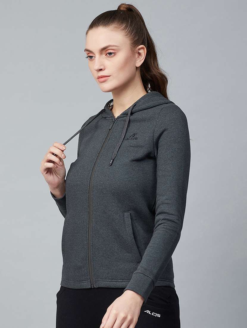 grey polyester sweatshirt - 17750696 -  Standard Image - 1