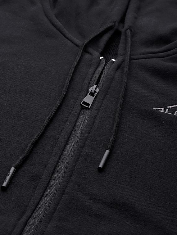 black cotton sweatshirt - 17750703 - Standard Image - 4