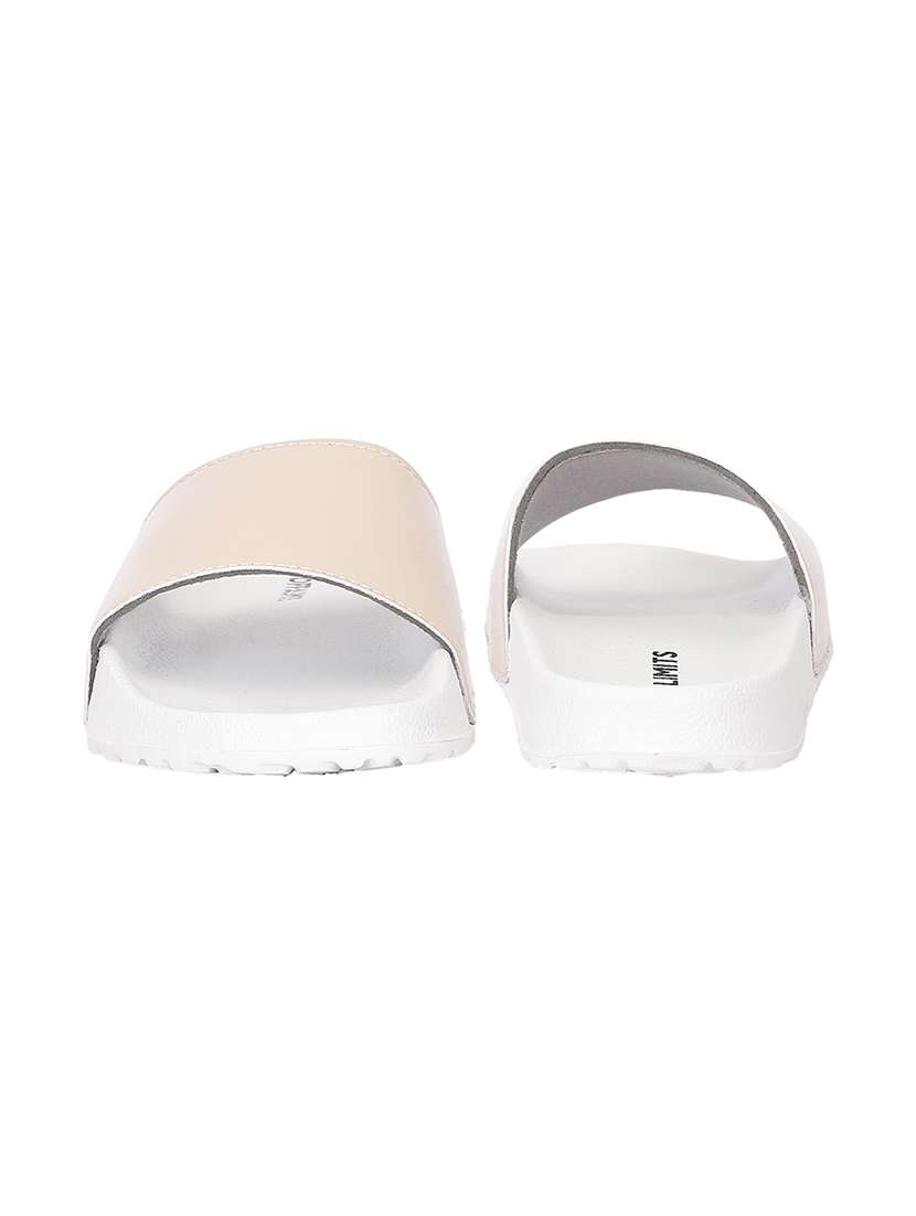 beige slip on flip flops - 17750767 - Standard Image - 4