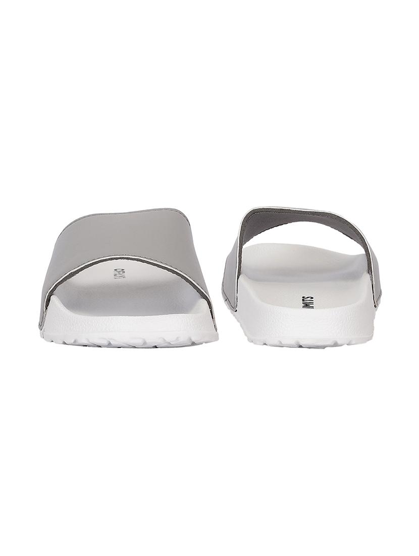 grey slip on flip flops - 17750770 - Standard Image - 4