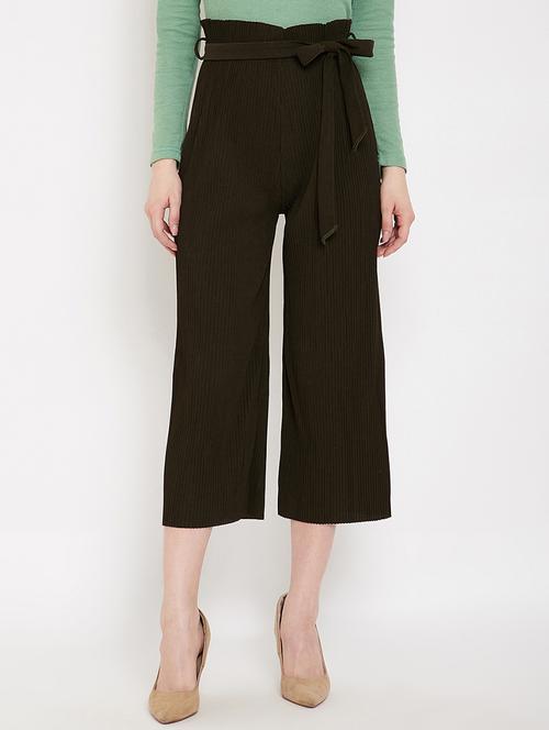 high rise relaxed fit palazzo - 17750799 -  Standard Image - 0