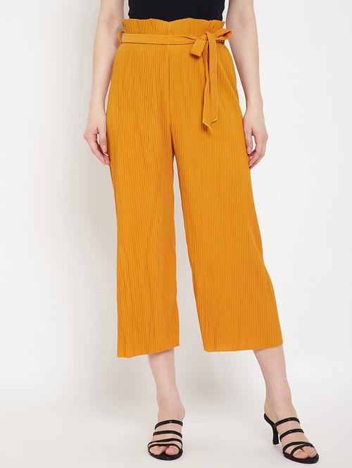 high rise relaxed fit palazzo - 17750800 - Standard Image - 0