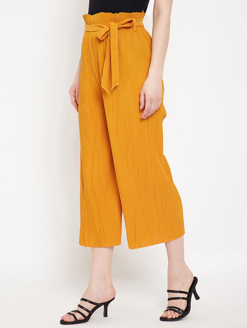 high rise relaxed fit palazzo - 17750800 - Standard Image - 1