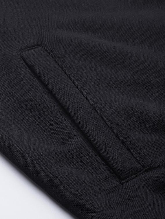 black solid sweatshirt - 17750883 - Standard Image - 4