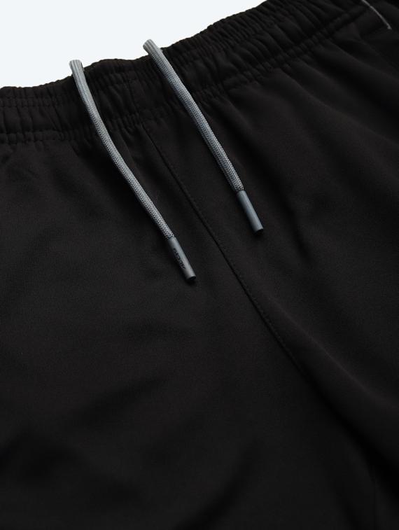 black solid full length track pant - 17750892 - Standard Image - 4