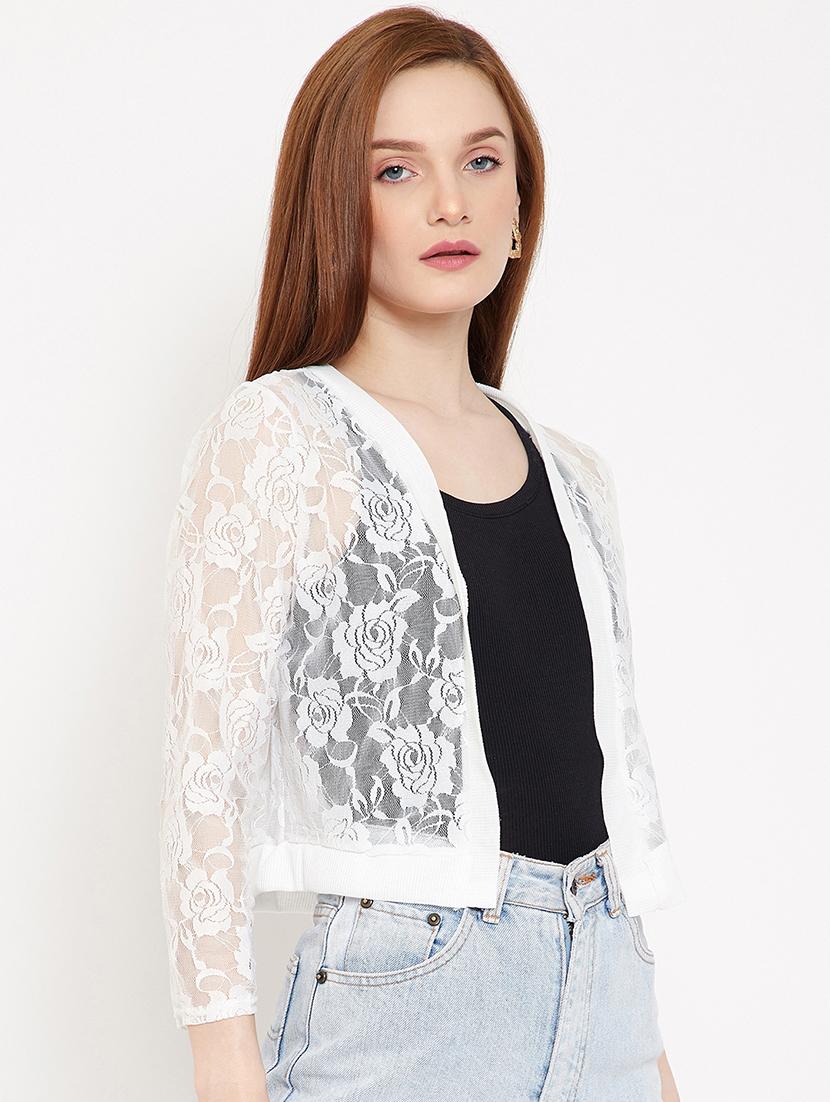 solid lace shrug - 17750905 -  Standard Image - 1