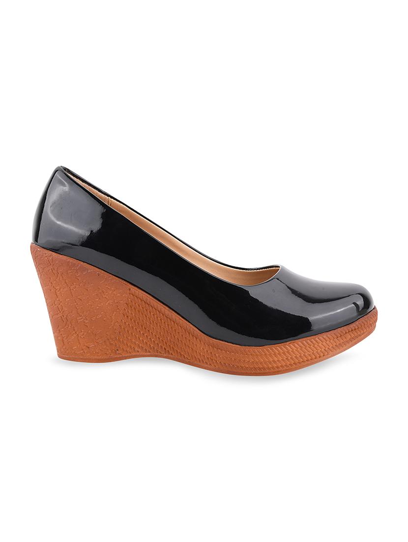 calzado women's casualwear beige color solid pumps heels belliey shoes - 17750963 - Standard Image - 1