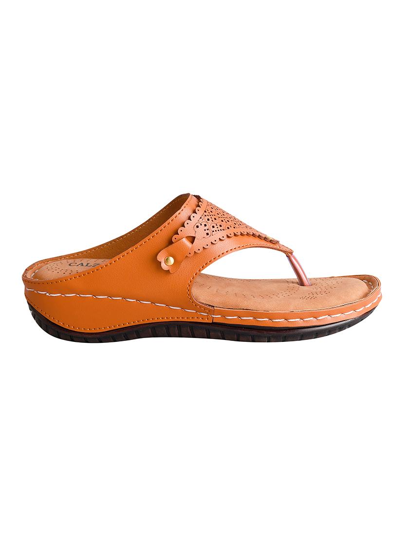 tan toe separator sandal - 17750992 - Standard Image - 1