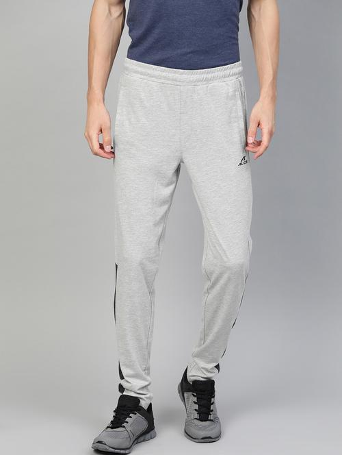grey side taped full length track pant - 17751800 - Standard Image - 0