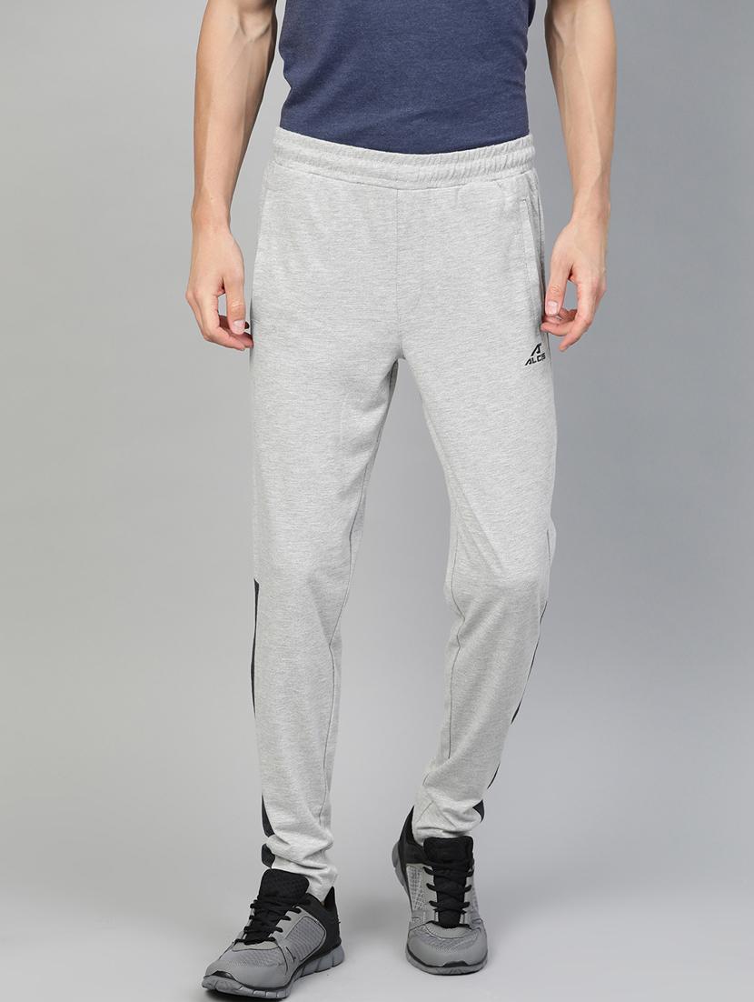 grey side taped full length track pant - 17751800 - Zoom Image - 0