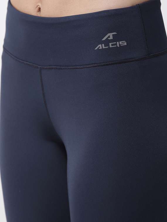 blue polyester leggings - 17751839 - Standard Image - 4