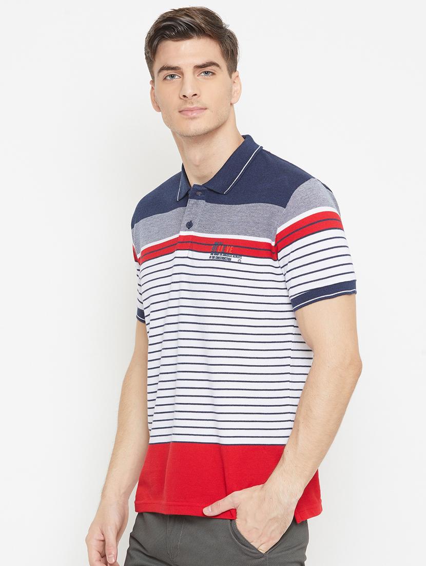 red striped polo t-shirt - 17751936 -  Standard Image - 1