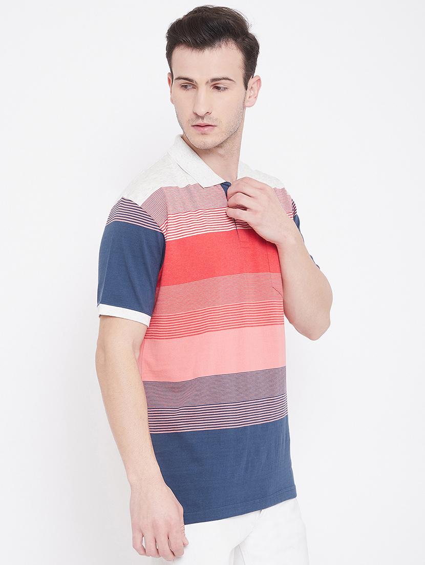 red striped polo t-shirt - 17752000 -  Standard Image - 1
