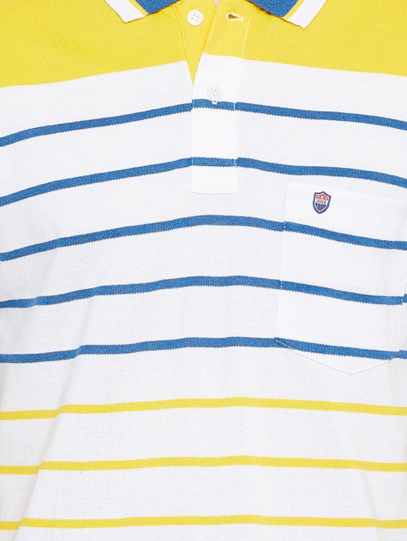 yellow striped polo t-shirt - 17752036 - Standard Image - 4
