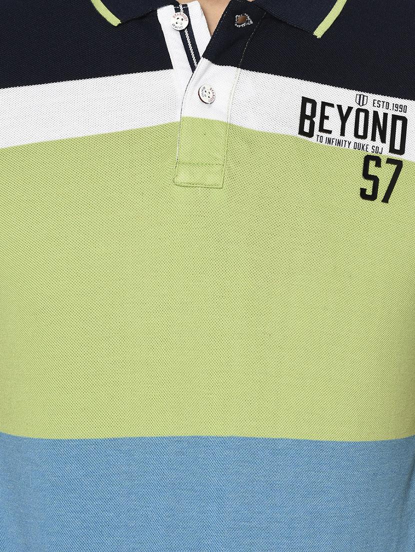 green striped polo t-shirt - 17752074 - Standard Image - 4
