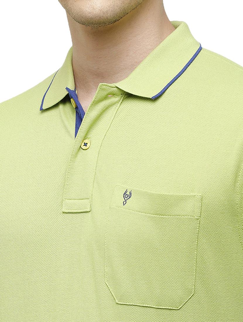 men solid short sleeve regular fit polo t-shirt - 17753284 - Standard Image - 4