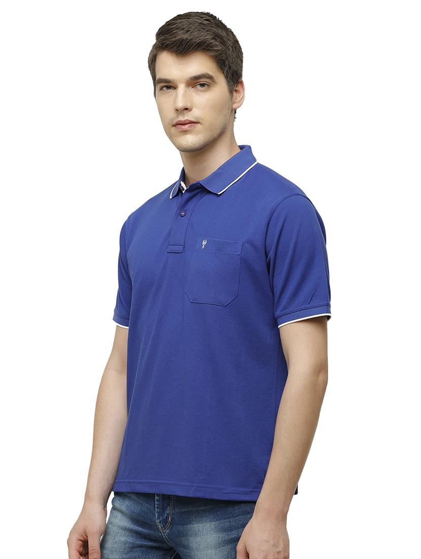 men solid short sleeve regular fit polo t-shirt - 17753290 -  Standard Image - 1
