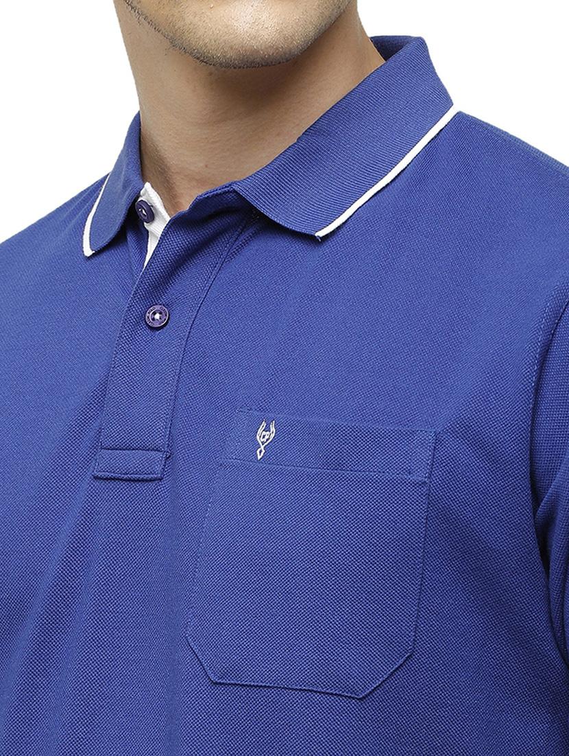 men solid short sleeve regular fit polo t-shirt - 17753290 - Standard Image - 4