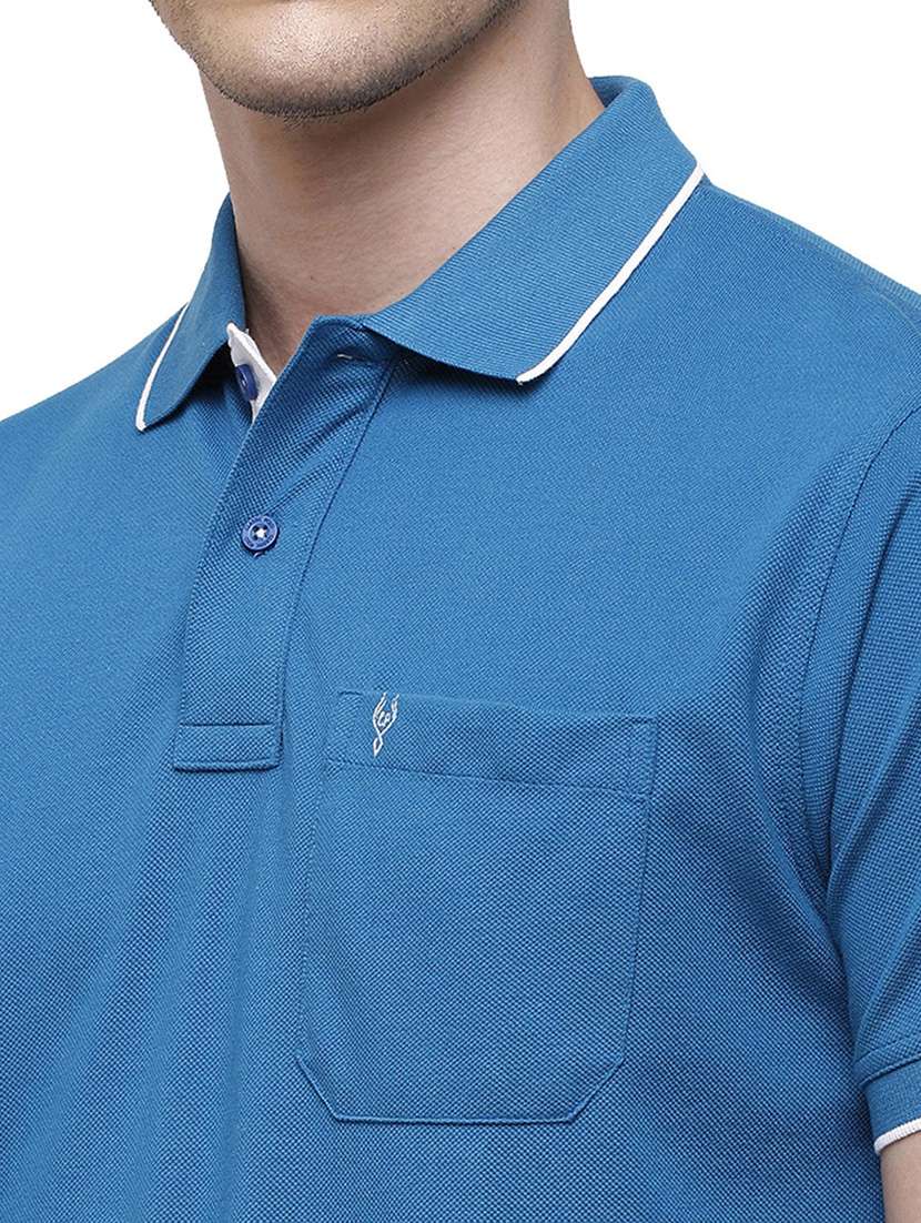 men solid short sleeve regular fit polo t-shirt - 17753291 -  Standard Image - 4