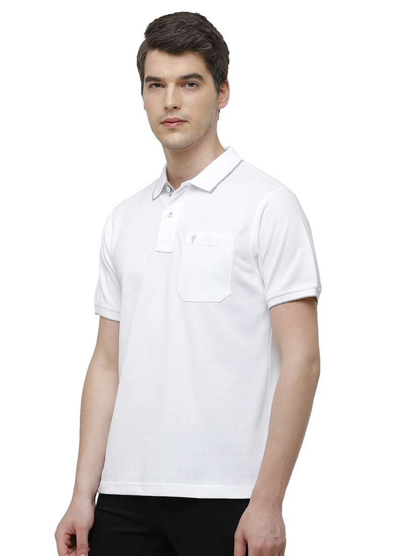 men solid short sleeve regular fit polo t-shirt - 17753293 -  Standard Image - 1
