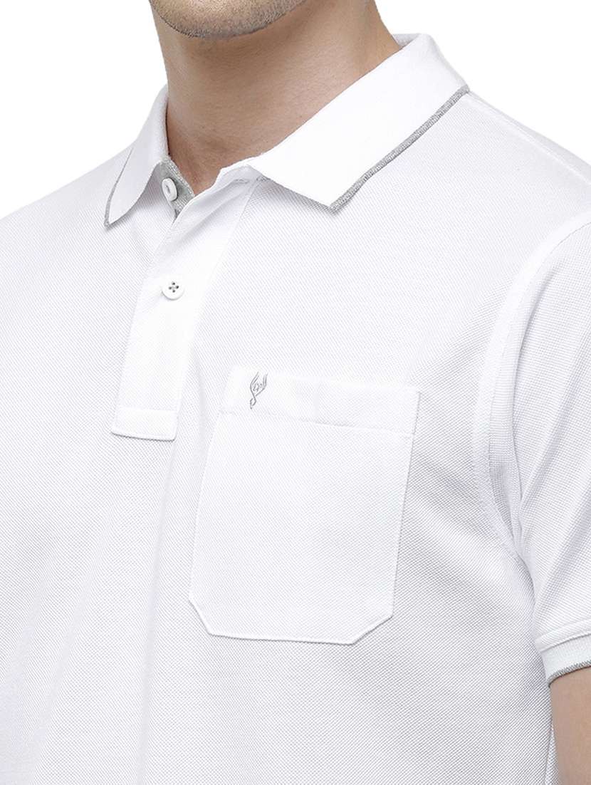 men solid short sleeve regular fit polo t-shirt - 17753293 -  Standard Image - 4