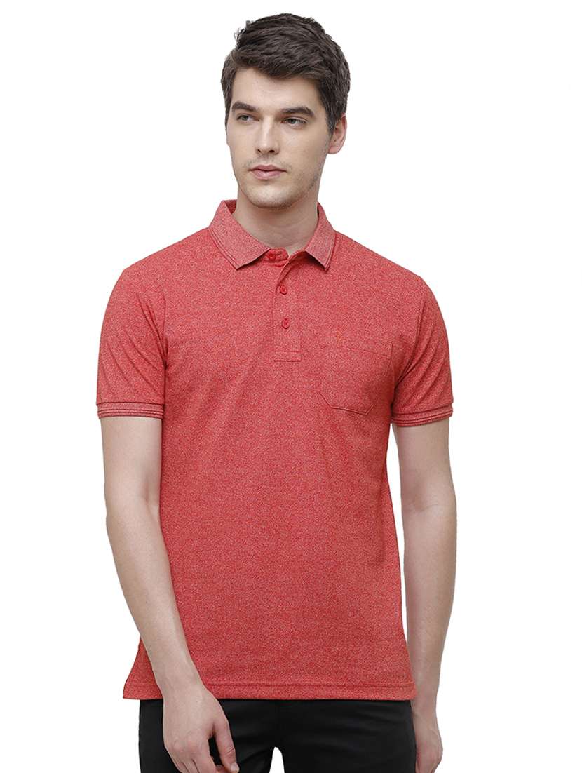 oxy-fire melange polo t-shirt
